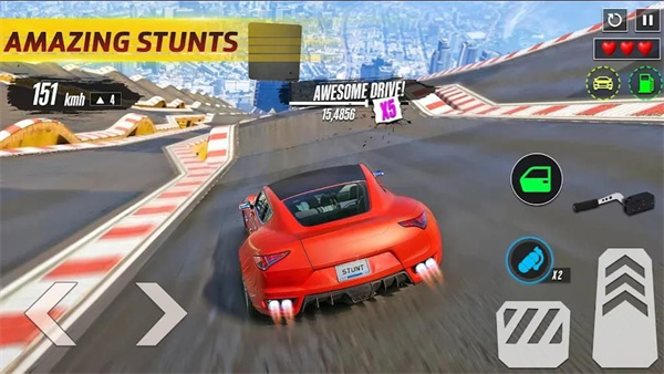 超级坡道特技GT赛车