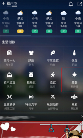 墨迹天气一周气象预测