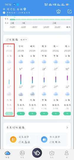墨迹天气一周气象预测