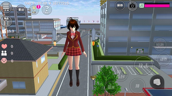七七酱同款英文版樱花校园模拟器无广告无bug