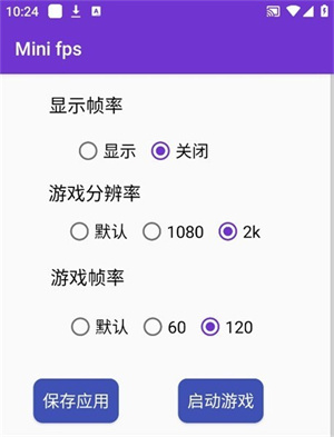 minifps屏幕帧数控制器